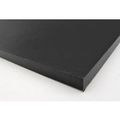 Professional Plastics Black Copolymer Polypropylene Sheet, 0.250 X 48.000 X 96.000 [Each] SPROBK.250X48.000X96.000COPO